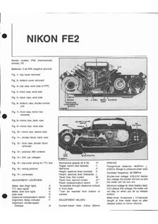 Nikon FE 2 manual. Camera Instructions.